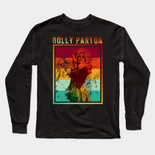 Dolly Parton | Retro poster Long Sleeve T-Shirt